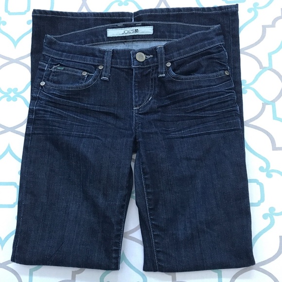 💙👖CUTE DARK JOE’S JEANS👖💙25 0 29” Whiskering!! - Picture 7 of 8